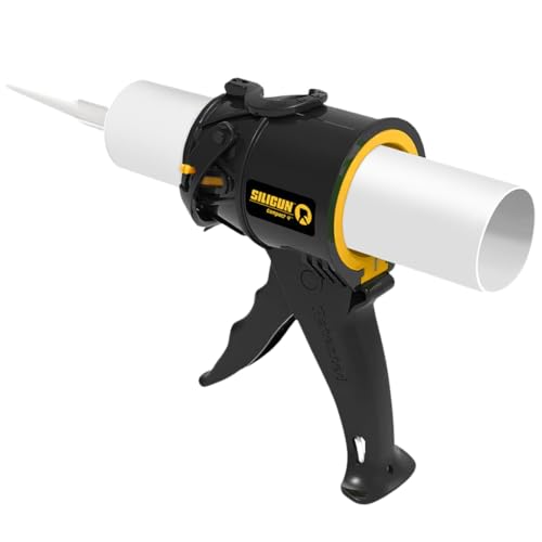 SILIGUN Caulking Gun - Anti Drip Extreme-Duty Caulking Gun - Patented New and Innovative Design - Lightweight ABS Frame - for the Smallest to the Largest Jobs