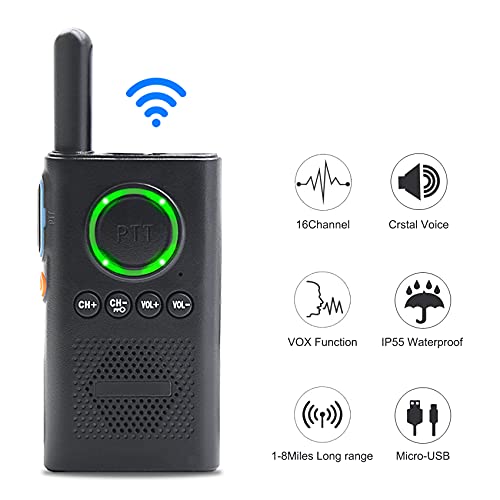 CallToU Caregiver Pager Wireless Alert Button Home Intercom System Long Range 2 Way Radio for Elderly/Patient/Pregnant/Home/Office