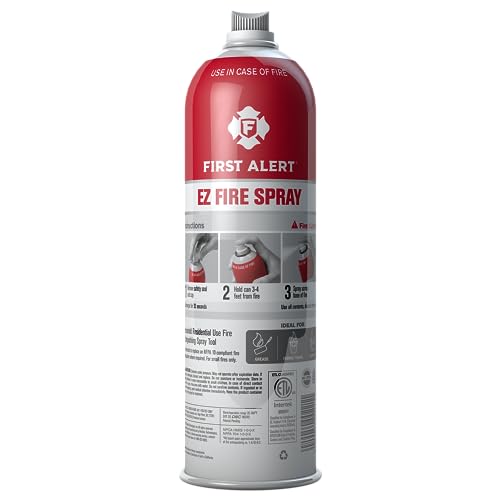 First Alert EZ Fire Spray, Extinguishing Aerosol Spray, AF400
