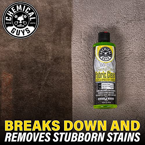 Chemical Guys CWS20316 Foaming Citrus Fabric Clean Carpet & Upholstery Cleaner (Car Carpets, Seats & Floor Mats), 16 fl oz, Citrus Scent