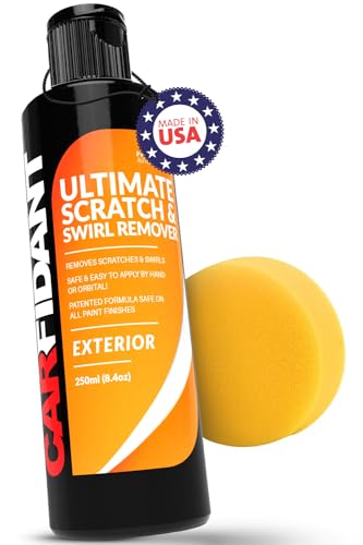 Carfidant Scratch and Swirl Remover - Ultimate Car Scratch Remover - Polish & Paint Restorer - Easily Repair Paint Scratches, Scratches, Water Spots! Car Buffer Kit