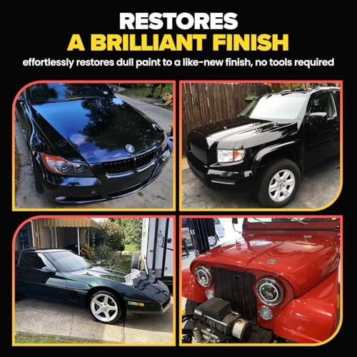 Carfidant Scratch and Swirl Remover - Ultimate Car Scratch Remover - Polish & Paint Restorer - Easily Repair Paint Scratches, Scratches, Water Spots! Car Buffer Kit