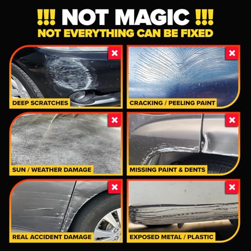 Carfidant Scratch and Swirl Remover - Ultimate Car Scratch Remover - Polish & Paint Restorer - Easily Repair Paint Scratches, Scratches, Water Spots! Car Buffer Kit