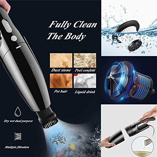 LIANXIN Car Cleaning Tools Kit -High Power Handheld Vacuum,Car Wash Kit Cleaning Kits with Soft Microfiber Cloth Towels, Car Wash Sponges Car Wheel Brush with Handle, Car tire Brush.etc