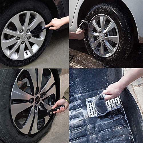 LIANXIN Car Cleaning Tools Kit -High Power Handheld Vacuum,Car Wash Kit Cleaning Kits with Soft Microfiber Cloth Towels, Car Wash Sponges Car Wheel Brush with Handle, Car tire Brush.etc
