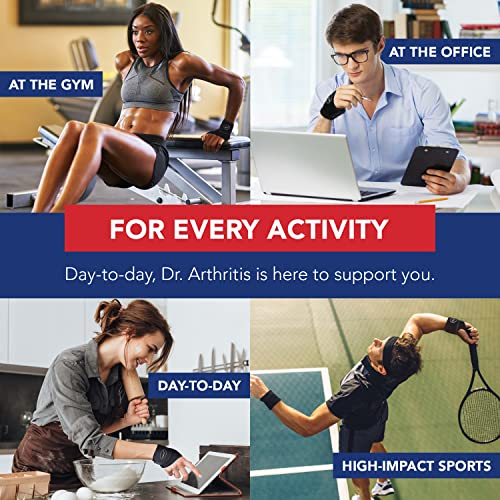 Doctor Developed Copper Wrist Brace/Carpal Tunnel/Wrist Support/Wrist Splint/Hand Brace -F.D.A. Medical Device & Doctor Handbook-Night Support for Women Men-Right & Left hands (Single)