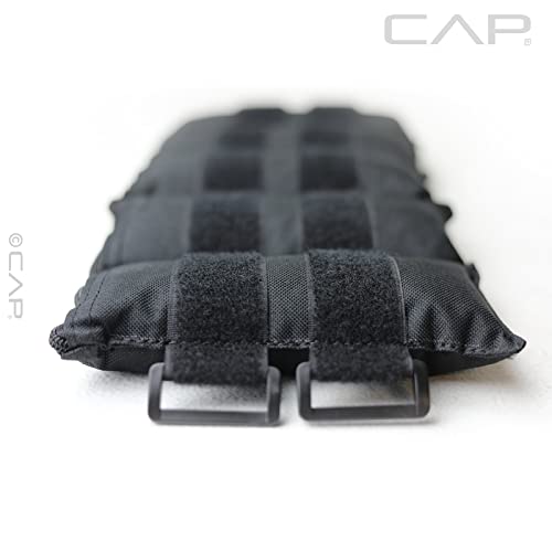 CAP Barbell HHA-CB020A1 10-Pound Pair Adjustable Ankle Weights, Black