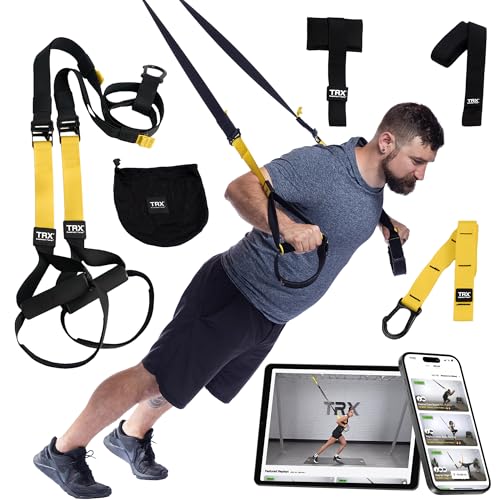 TRX All-in-One Suspension Trainer - Home-Gym System for the Seasoned Gym Enthusiast, Includes TRX Training Club Access
