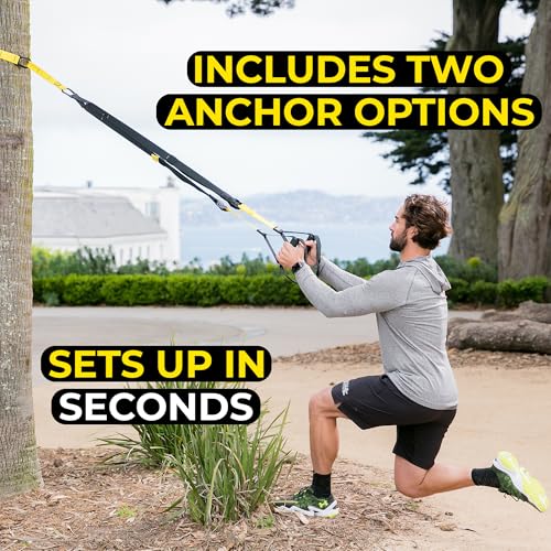 TRX All-in-One Suspension Trainer - Home-Gym System for the Seasoned Gym Enthusiast, Includes TRX Training Club Access