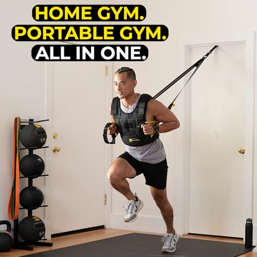 TRX All-in-One Suspension Trainer - Home-Gym System for the Seasoned Gym Enthusiast, Includes TRX Training Club Access