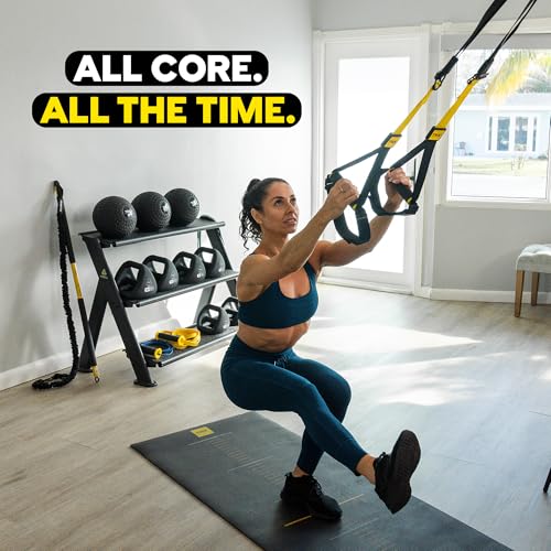 TRX All-in-One Suspension Trainer - Home-Gym System for the Seasoned Gym Enthusiast, Includes TRX Training Club Access