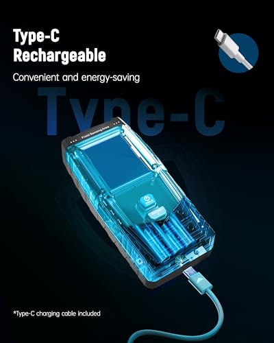 ERICKHILL EMF Meter, Rechargeable Digital Electromagnetic Field Radiation Detector Hand-held Digital LCD EMF Detector, Great Tester for Home EMF Inspections, Office, Outdoor and Ghost Hunting