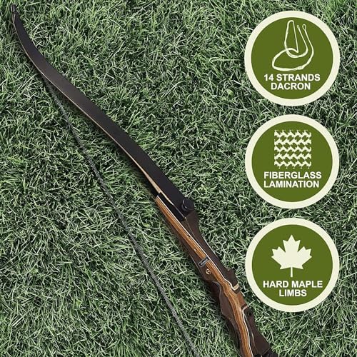 Samick Sage Archery Takedown Recurve Bow 62 inch- Right & Left Handed - 25-60lb.