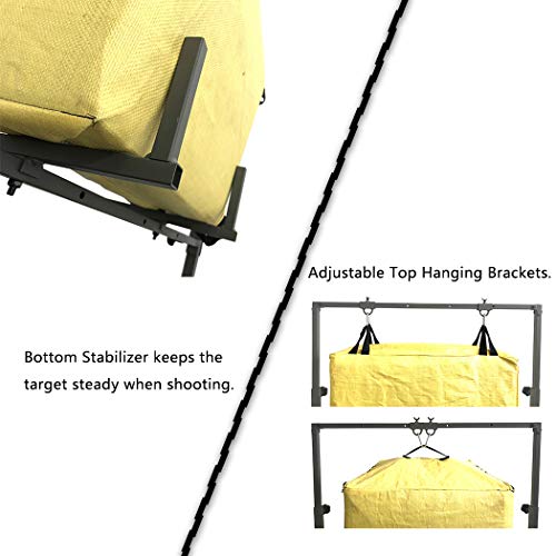 Highwild Archery Target Stand for Bag Targets Block Cube Foam - Larger Range - Multi-Function - Flexible - Durable