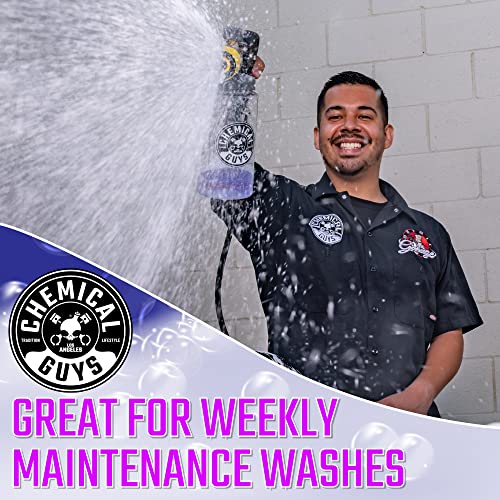 Chemical Guys CWS207 Extreme Bodywash & Wax Foaming Car Wash Soap, (Works with Foam Cannons, Foam Guns or Bucket Washes) For Cars, Trucks, Motorcycles, RVs & More, 128 fl oz (1 Gallon), Grape Scent