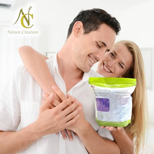 Nature Creation Microwave Heating pad for Neck and Shoulders - Natural Hot Packs for Pain Relief Microwavable - Soothing Aromatic Heat Pack for Stress & Tension Relief - 1 Pack Blue Flowers