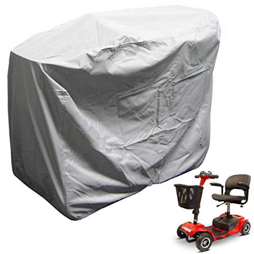 Heavy Duty 300D Mobility Scooter Storage Cover - Keep Your Electric Powered Wheelchair Clean and Dry at Home or on The Road 48" L x 22" D x 38" H