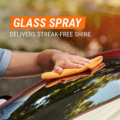 Armor All Car Cleaning Kit for Car Interior and Exterior, Includes Tire Foam, Glass Spray, Protectant Spray, Cleaning Spray, and Drying Towel (5 Piece Kit)