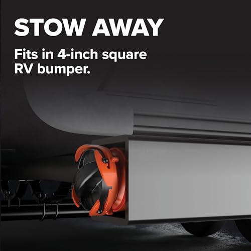 Camco RhinoFLEX 10-foot RV Sewer Hose Extension Kit with Swivel Fitting, Frustration Free-Packaging (39774)