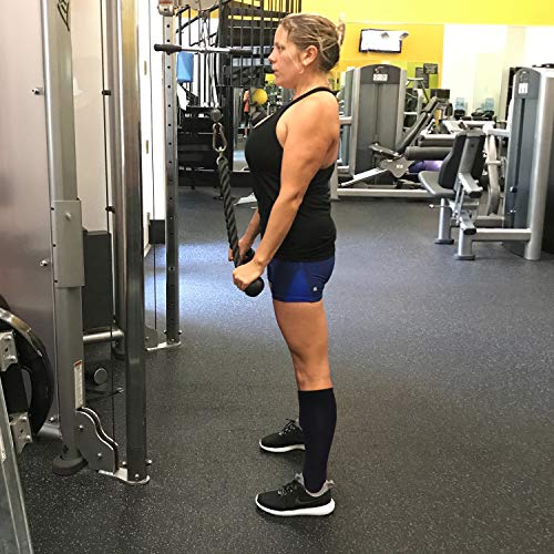 7 Pairs Copper Compression Socks for Men Women 20-30 mmHg Knee High Stockings