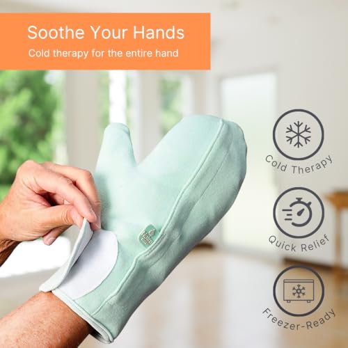 NatraCure Cold Therapy Mittens - Small/Medium - (for Sore, Aching Hands, Arthritis, Neuropathy, Chemotherapy, and Hand or Finger Pain)