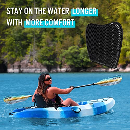 Anti Slip Kayak Seat Cushion Ideal Waterproof Seat Pad for Sit in Kayak, Inflatable Kayak, Canoe and Boat. Comfort Kayak Accessories for Fishing Kayak, Ocean Kayak, Pedal Kayak and More