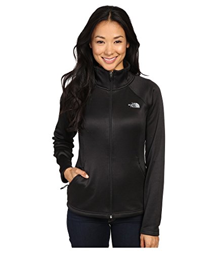 The North Face Women's Agave Full Zip TNF Black Heather/Mid Grey (Prior Season) Sweatshirt