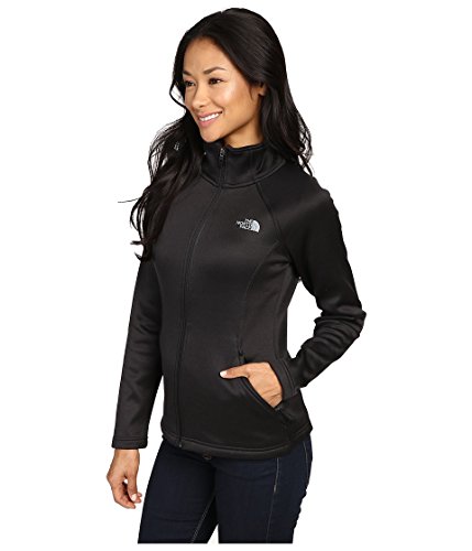The North Face Women's Agave Full Zip TNF Black Heather/Mid Grey (Prior Season) Sweatshirt