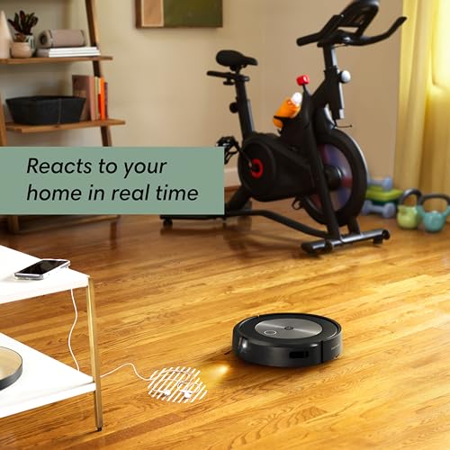 iRobot Roomba j7+ (7550) Self-Emptying Robot Vacuum â Identifies and avoids obstacles like pet waste & cords, Empties itself for 60 days, Smart Mapping, Works with Alexa, Ideal for Pet Hair, Graphite