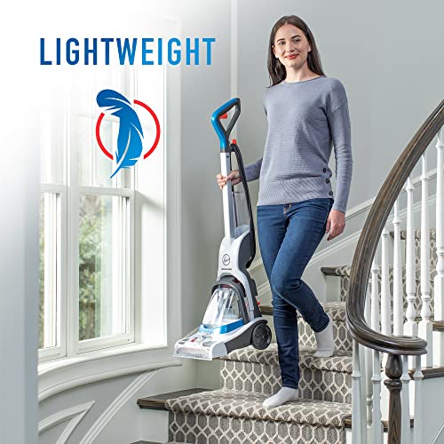 Hoover PowerDash Pet Compact Carpet Cleaner with Storage Mat, FH50750 and Hoover Paws & Claws Deep Cleaning Carpet Shampoo with Stainguard, Concentrated Machine Cleaner, 64oz Formula, AH30925