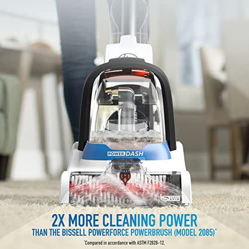 Hoover PowerDash Pet Compact Carpet Cleaner with Storage Mat, FH50750 and Hoover Paws & Claws Deep Cleaning Carpet Shampoo with Stainguard, Concentrated Machine Cleaner, 64oz Formula, AH30925