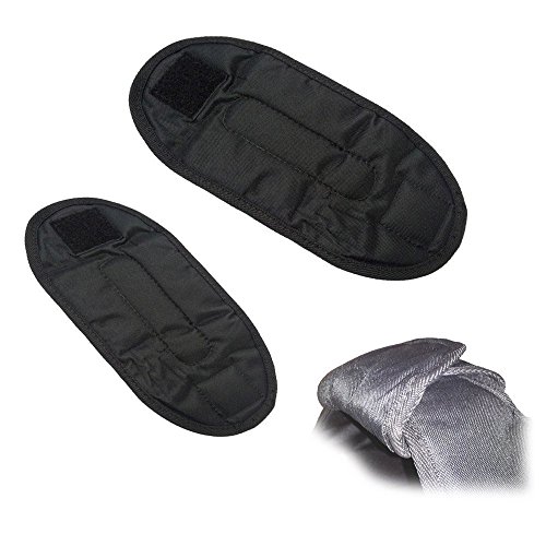 RUNFast rm40p RUNmax 12lb-140lb Weighted Vest (with Shoulder Pads, 40lb), Black