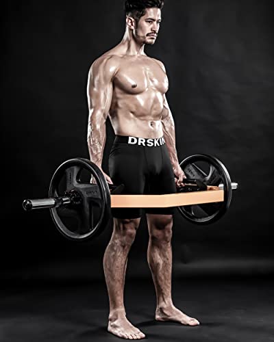 DRSKIN Men's 3 Pack Compression Shorts Sports Running Cool Dry Tights Pants Leggings Active Baselayer Underwear (Line BB301 3P, M)