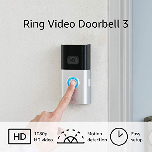 Ring Video Doorbell 3 â enhanced wifi, improved motion detection, easy installation