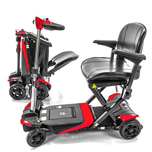 Transformer Electric Folding Mobility Scooter (Red) by Solax