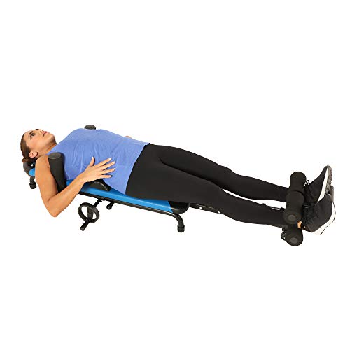Exerpeutic Inversion Table Alternative Traction Table with 300 LBS Weight Capacity, Super Space Saving