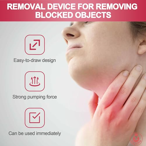Child & Adult Removal Device for Removing Blocked Objects by DCome, Effective and Portable Device for Child & Adults, Equipped Four Different Size Masks, Easy to Carry, Safe & Strong, Not Fragile