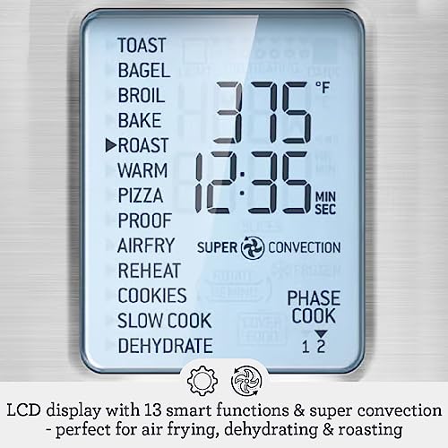 Breville Smart Oven Air Fryer Pro, Brushed Stainless Steel, BOV900BSS