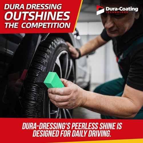 Dura-Dressing Total Tire Kit, XL Kit for 2-3 Cars or 1 Large Truck â Tire Dressing and Cleaning Kit â Made in The USA to Ensure Your Tires Shine and Look Great