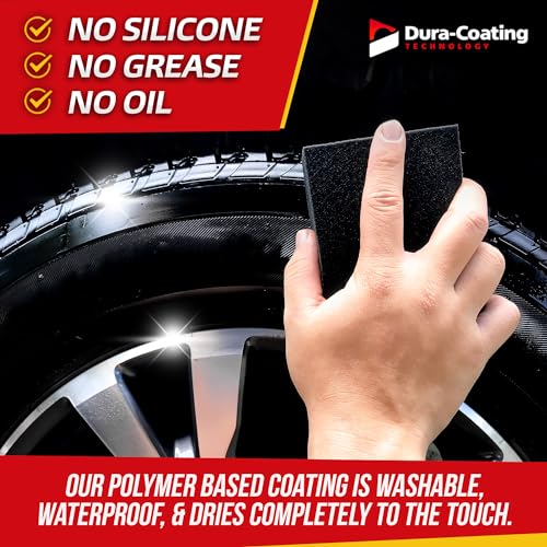Dura-Dressing Total Tire Kit, XL Kit for 2-3 Cars or 1 Large Truck â Tire Dressing and Cleaning Kit â Made in The USA to Ensure Your Tires Shine and Look Great