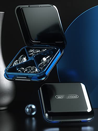 Retainer Case, Mouth Guard Case with Lid Hinge, a Large Night Mouth Guard Case, Cute Slim Retainer Case with Lid for Girl, Boy, Women, Men, Teenage, Adult.(1Pack)