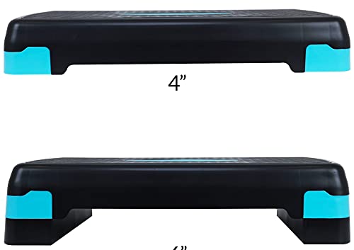BalanceFrom Adjustable Workout Aerobic Stepper Step Platform Trainer