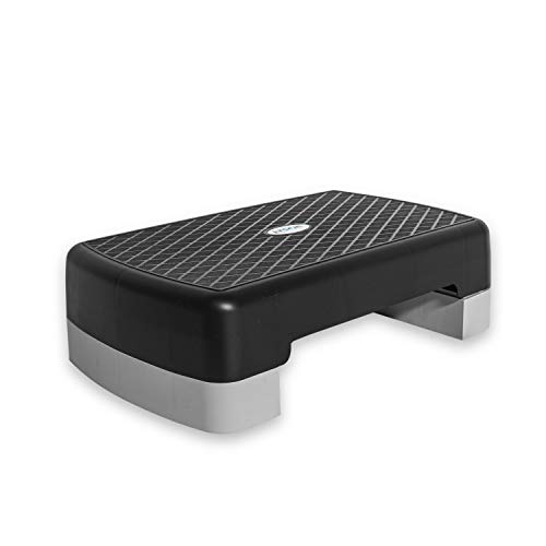 Tone Fitness Compact Aerobic Step Platform | Exercise Step, Black/Gray, Model: HHBA-TN001BK-2