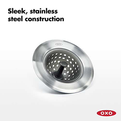 OXO Good Grips Silicone Sink Strainer, Black