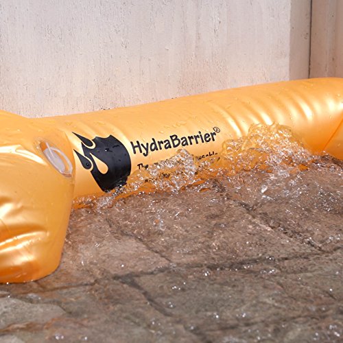 Watershed Innovations Best Sandbag Alternative - Hydrabarrier Standard 6 Foot Length 4 Inch Height. - Water Diversion Tubes That are The Lightweight, Re-usable, and Eco-Friendly (Single Unit)