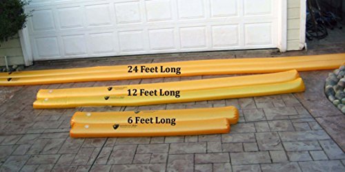 Watershed Innovations Best Sandbag Alternative - Hydrabarrier Standard 6 Foot Length 4 Inch Height. - Water Diversion Tubes That are The Lightweight, Re-usable, and Eco-Friendly (Single Unit)