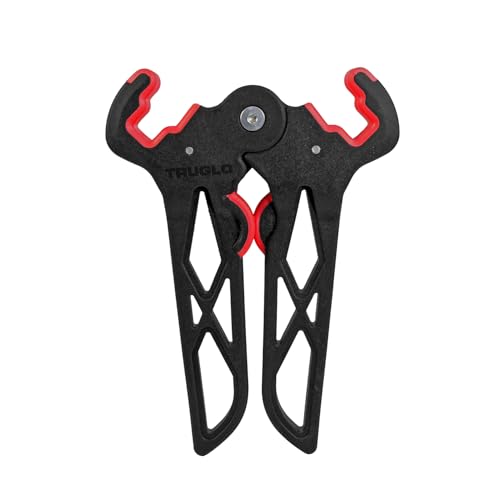 TRUGLO TG394BR Mini Bow Stand, Black/Red, 9X6X1 inches