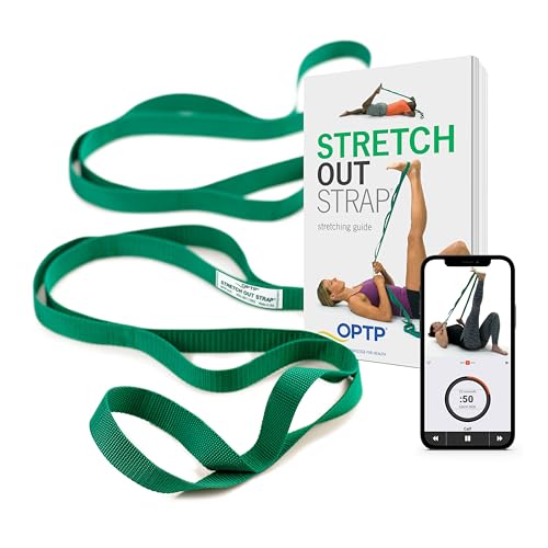 The Original Stretch Out Strap with Exercise Book â Made in the USA by OPTP â Top Choice of Physical Therapists & Athletic Trainers