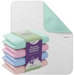 Incontinence Bed Pads - 4 Pack 18â x 24â Reusable Waterproof Mattress Protectors - Highly Absorbent, Machine Washable - for Children, Pets and Seniors - Assorted Colors - Royal Care