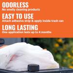 TERRO T800 Garbage Guard Trash Can Insect Killer - Kills Flies, Maggots, Roaches, Beetles, and Other Insects